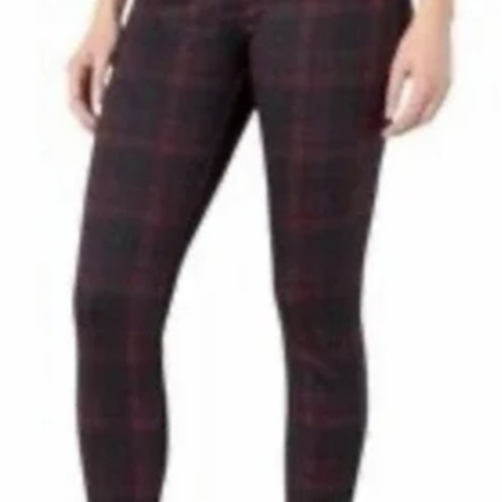 Liverpool Women's Skinny Jeans in Dark Plaid